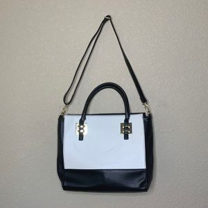 Just FAB bag white and black *AS IS